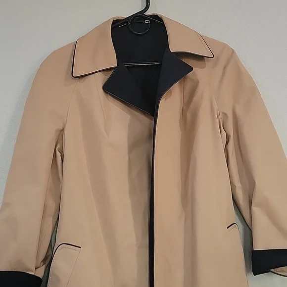 Reversible navy/camel , Structured Trench - Picture 3 of 12